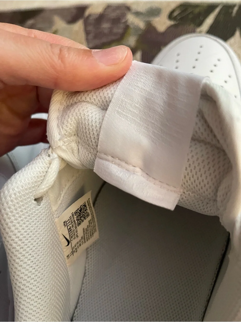 Nike All-White Air Force Low-Top Sneakers